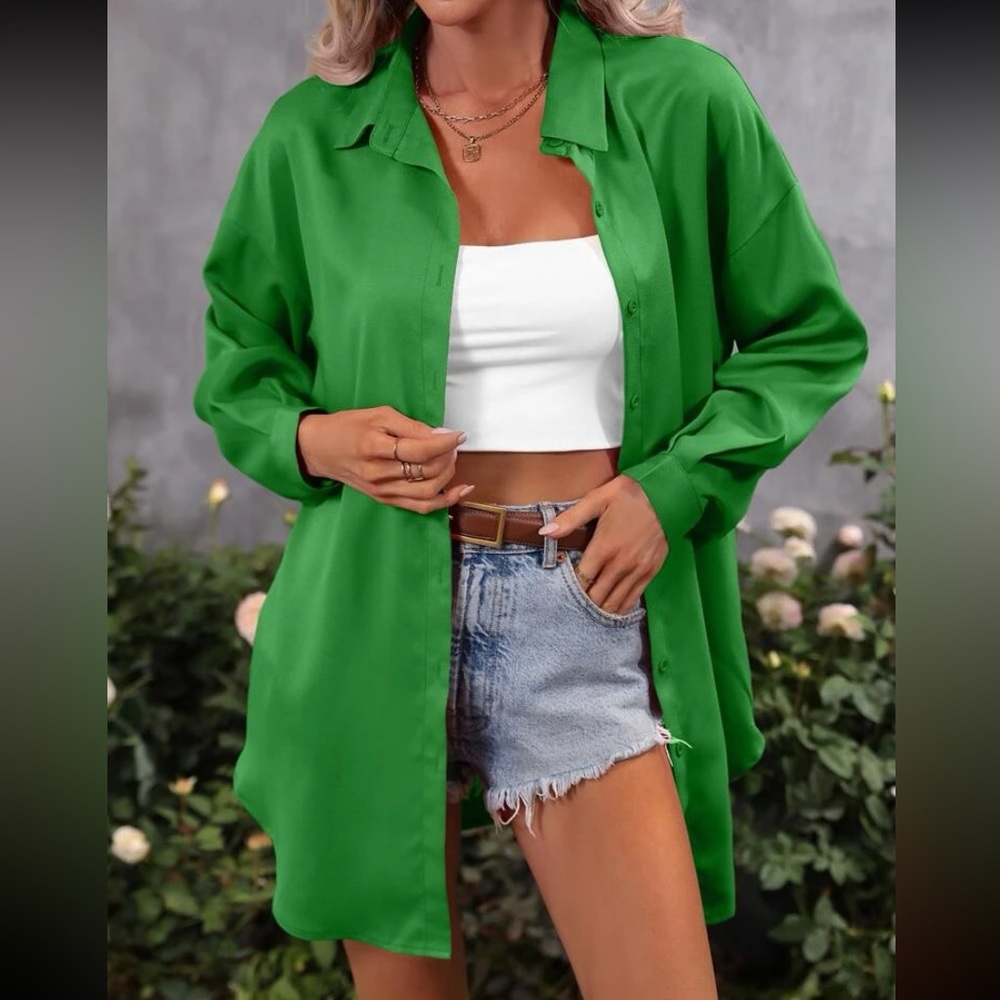 Green shirt